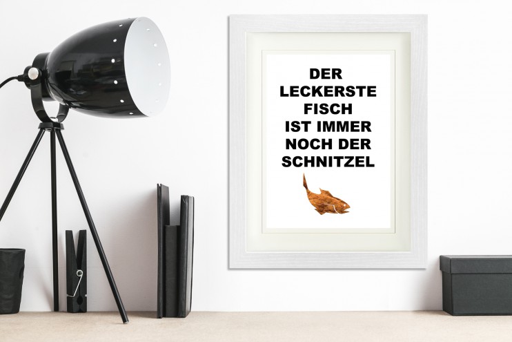 Fun -Der Leckerste Fisch Schnitzel Framed Collector Poster ...