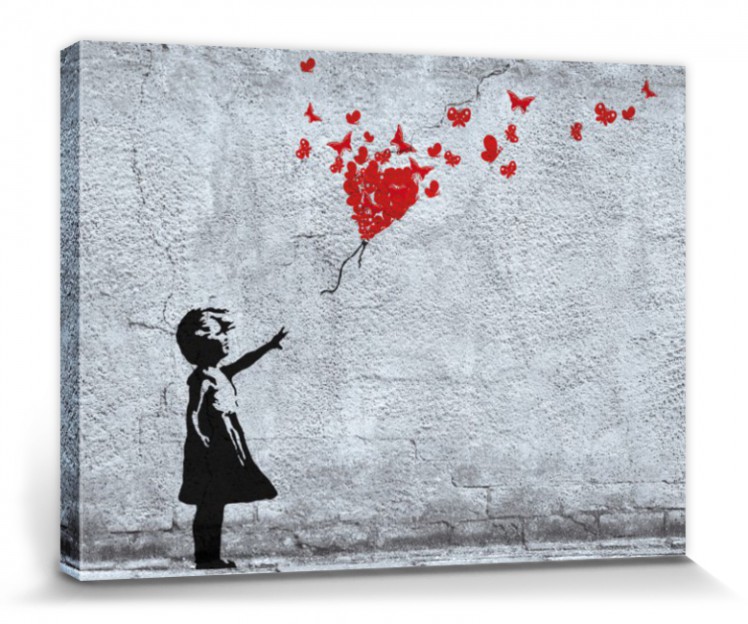 33++ Banksy bilder kaufen original , Banksy Girl Balloon Graffiti Poster Canvas Print (80x60cm) 102652 eBay