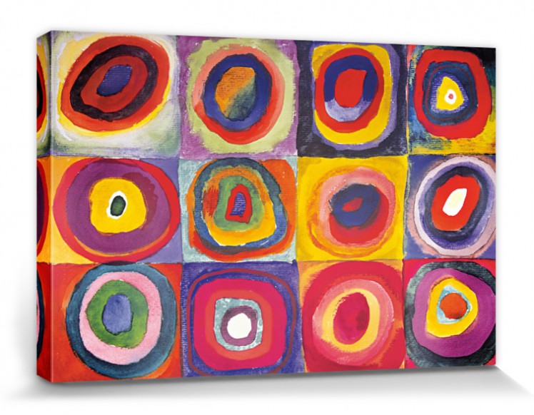 Wassily Kandinsky Color Study Squares Poster Canvas Print (30x20cm ...