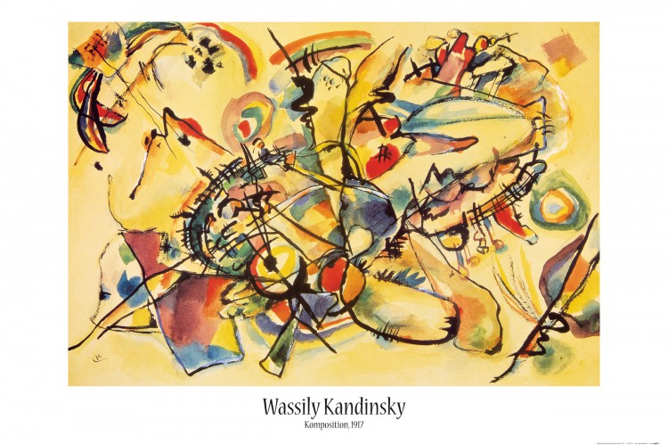 WASSILY KANDINSKY IMPROV 26 ABSTRACT PAINTING OLD ART PAINTING PRINT 3042OMLV