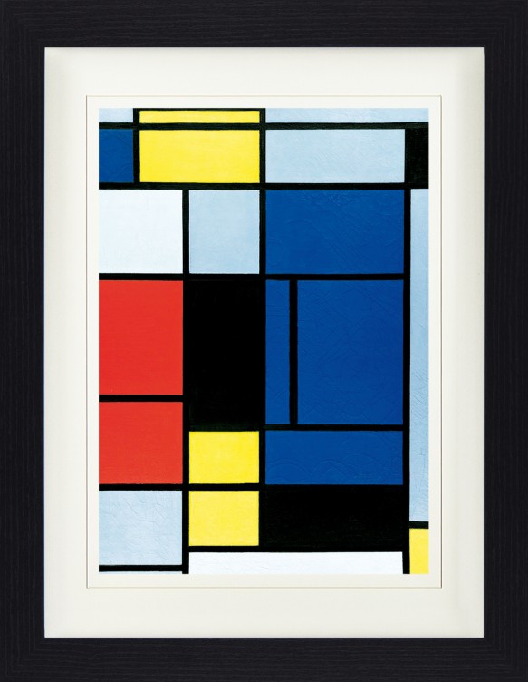 Piet Mondrian - Tableau No I Abstract Framed Collector Poster (16x12in ...