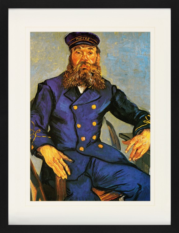 Vincent Van Gogh - Portrait Postman Framed Collector Poster (31x24in ...